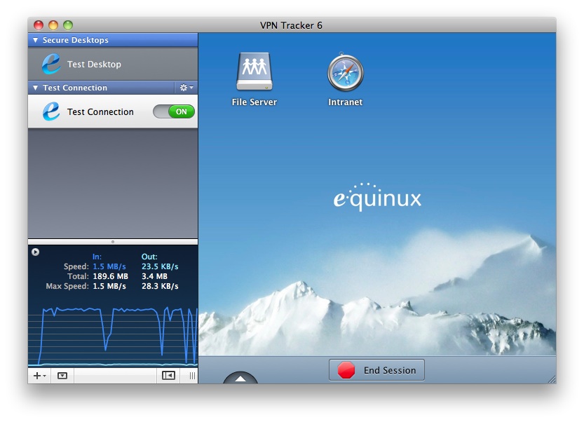 vpn tracker test connection